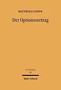 E-Book (pdf) Der Optionsvertrag von Matthias Casper