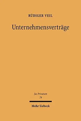 E-Book (pdf) Unternehmensverträge von Rüdiger Veil