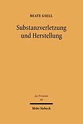 E-Book (pdf) Substanzverletzung und Herstellung von Beate Gsell