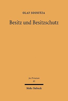 E-Book (pdf) Besitz und Besitzschutz von Olaf Sosnitza