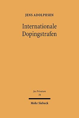 E-Book (pdf) Internationale Dopingstrafen von Jens Adolphsen