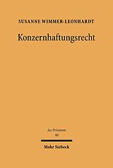 E-Book (pdf) Konzernhaftungsrecht von Susanne Wimmer-Leonhardt