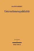 E-Book (pdf) Unternehmenspublizität von Hanno Merkt