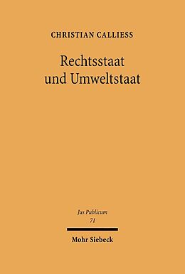 E-Book (pdf) Rechtsstaat und Umweltstaat von Christian Calliess