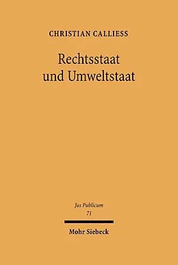 E-Book (pdf) Rechtsstaat und Umweltstaat von Christian Calliess