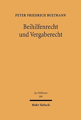 E-Book (pdf) Beihilfenrecht und Vergaberecht von Peter Bultmann