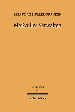 E-Book (pdf) Maßvolles Verwalten von Sebastian Müller-Franken