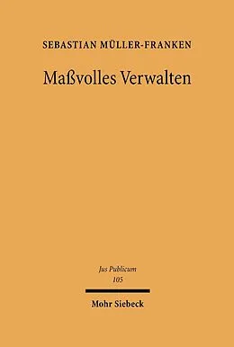 E-Book (pdf) Maßvolles Verwalten von Sebastian Müller-Franken
