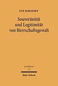 E-Book (pdf) Souveränität und Legitimität von Herrschaftsgewalt von Utz Schliesky