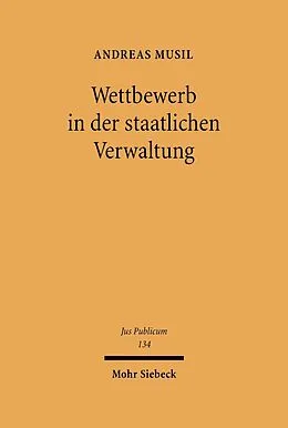 E-Book (pdf) Wettbewerb in der staatlichen Verwaltung von Andreas Musil