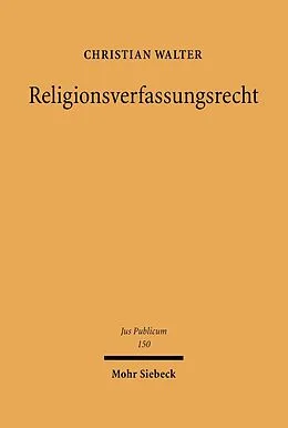 E-Book (pdf) Religionsverfassungsrecht von Christian Walter