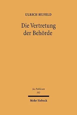 E-Book (pdf) Die Vertretung der Behörde von Ulrich Hufeld