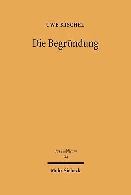 E-Book (pdf) Die Begründung von Uwe Kischel