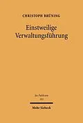 E-Book (pdf) Einstweilige Verwaltungsführung von Christoph Brüning