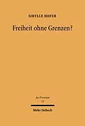 E-Book (pdf) Freiheit ohne Grenzen? von Sibylle Hofer