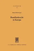 E-Book (pdf) Rundfunkrecht in Europa von Bernd Holznagel