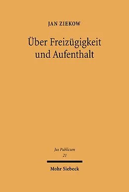 E-Book (pdf) Über Freizügigkeit und Aufenthalt von Jan Ziekow