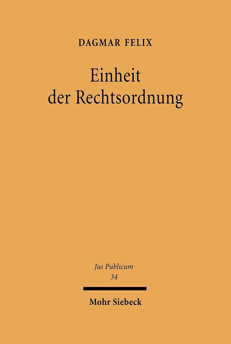 Einheit der Rechtsordnung