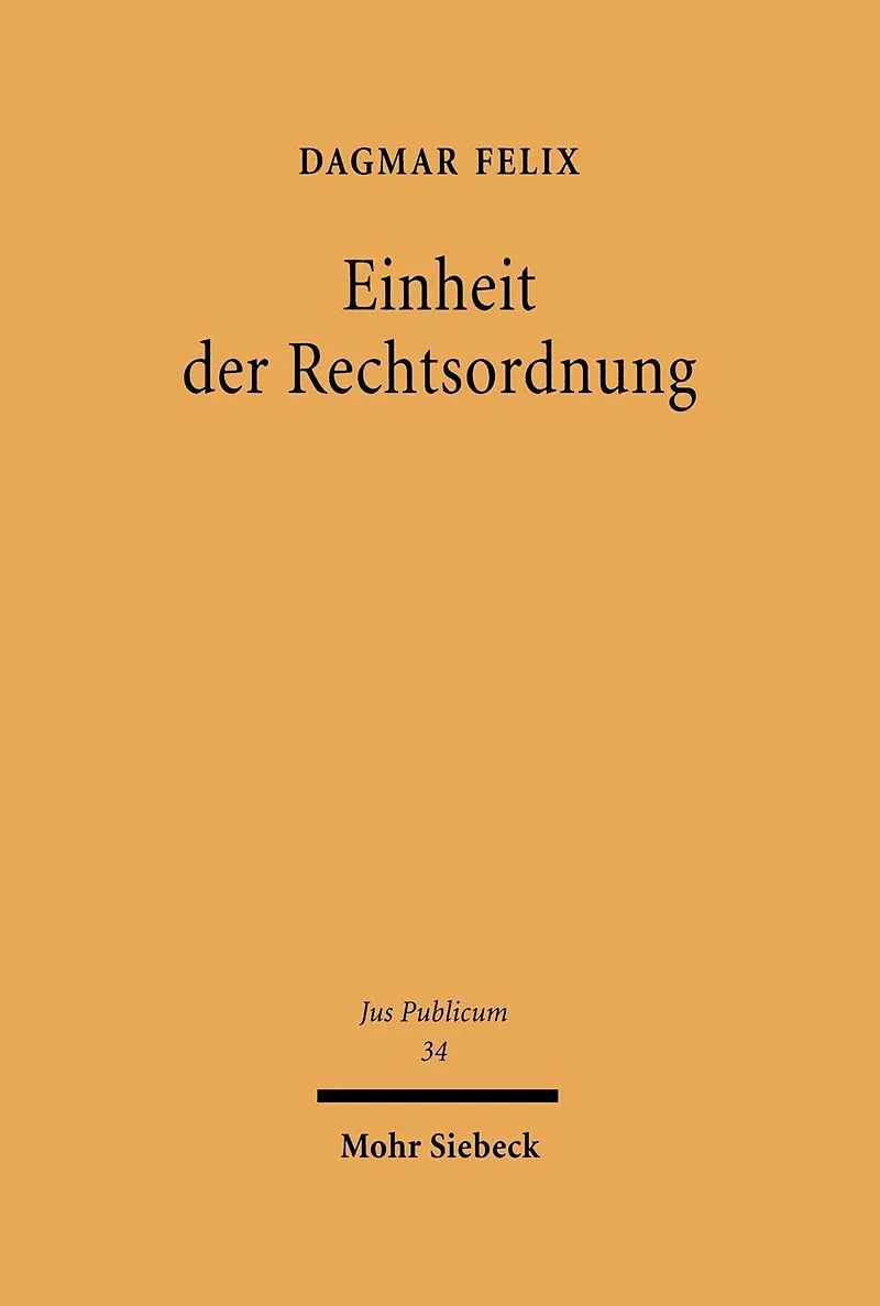 Einheit der Rechtsordnung