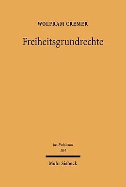 E-Book (pdf) Freiheitsgrundrechte von Wolfram Cremer