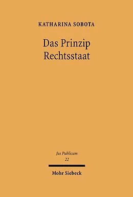 E-Book (pdf) Das Prinzip Rechtsstaat von Katharina Sobota