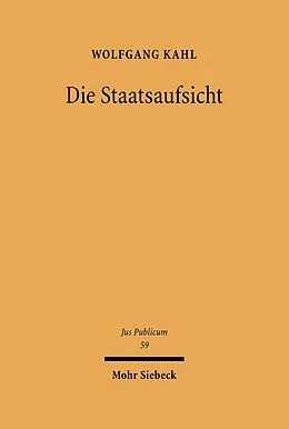 E-Book (pdf) Die Staatsaufsicht von Wolfgang Kahl