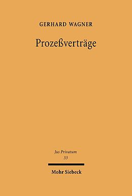 E-Book (pdf) Prozeßverträge von Gerhard Wagner