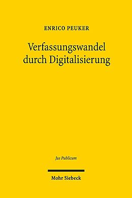 Fester Einband Verfassungswandel durch Digitalisierung von Enrico Peuker