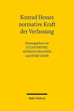 E-Book (pdf) Konrad Hesses normative Kraft der Verfassung von 