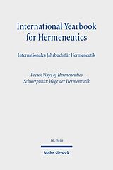 eBook (pdf) International Yearbook for Hermeneutics/Internationales Jahrbuch für Hermeneutik de 