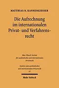 E-Book (pdf) Die Aufrechnung im internationalen Privat- und Verfahrensrecht von Matthias N. Kannengießer