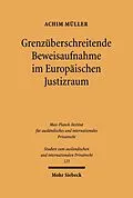 E-Book (pdf) Grenzüberschreitende Beweisaufnahme im Europäischen Justizraum von Achim Müller