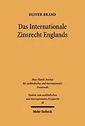 E-Book (pdf) Das Internationale Zinsrecht Englands von Oliver Brand