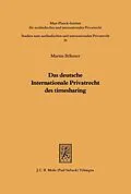 E-Book (pdf) Das deutsche Internationale Privatrecht des Timesharing von Martin Böhmer