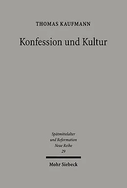E-Book (pdf) Konfession und Kultur von Thomas Kaufmann