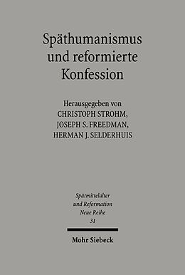 E-Book (pdf) Späthumanismus und reformierte Konfession von 