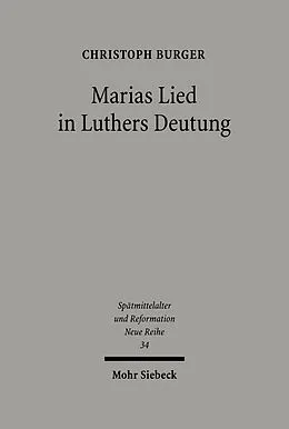 E-Book (pdf) Marias Lied in Luthers Deutung von Christoph Burger