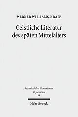E-Book (pdf) Geistliche Literatur des späten Mittelalters von Werner Williams-Krapp