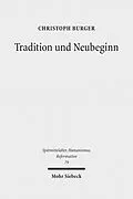 E-Book (pdf) Tradition und Neubeginn von Christoph Burger