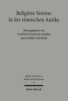 E-Book (pdf) Religiöse Vereine in der römischen Antike von 
