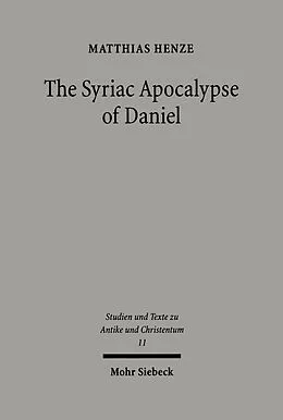 E-Book (pdf) The Syriac Apocalypse of Daniel von Matthias Henze