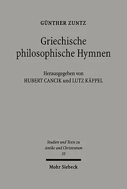 E-Book (pdf) Griechische philosophische Hymnen von Günther Zuntz