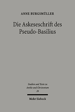 E-Book (pdf) Die Askeseschrift des Pseudo-Basilius von Anne Burgsmüller