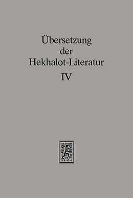 E-Book (pdf) Übersetzung der Hekhalot-Literatur von 