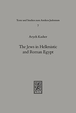 eBook (pdf) The Jews in Hellenistic and Roman Egypt de Aryeh Kasher