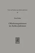 E-Book (pdf) Offenbarungsstimmen im Antiken Judentum von Peter Kuhn