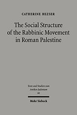 eBook (pdf) The Social Structure of the Rabbinic Movement in Roman Palestine de Catherine Hezser