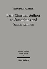 eBook (pdf) Early Christian Authors on Samaritans and Samaritanism de Reinhard Pummer