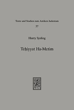 eBook (pdf) Tehiyyat Ha-Metim de Harry Sysling