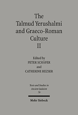 eBook (pdf) The Talmud Yerushalmi and Graeco-Roman Culture II de 